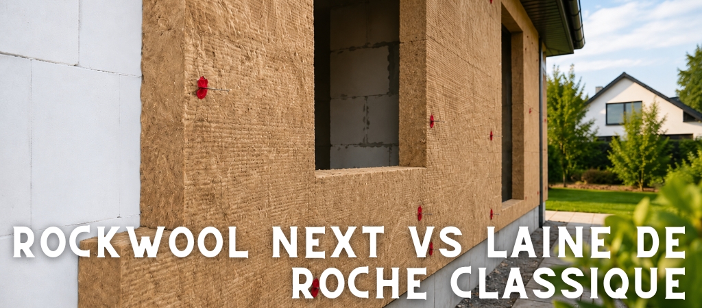 Quelle est la différence entre ROCKWOOL Next et laine de roche ordinaire ?