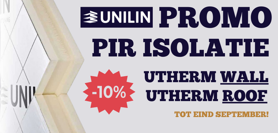 Gamma Unilin PIR isolatie promotie