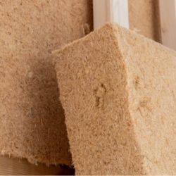 Houtwolisolatie plaat