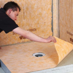 Pose de tissu d'étanchéité